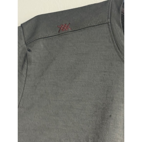 Rhone Trek Henley Long Sleeve Shirt Mens XL Gray Activewear Merino Wool Blend - Picture 4 of 12